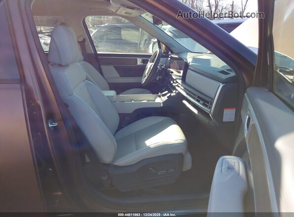 5NMP5DG10RH007162 2024 HYUNDAI SANTA FE HYBRID Brown Widok wnętrza z przodu