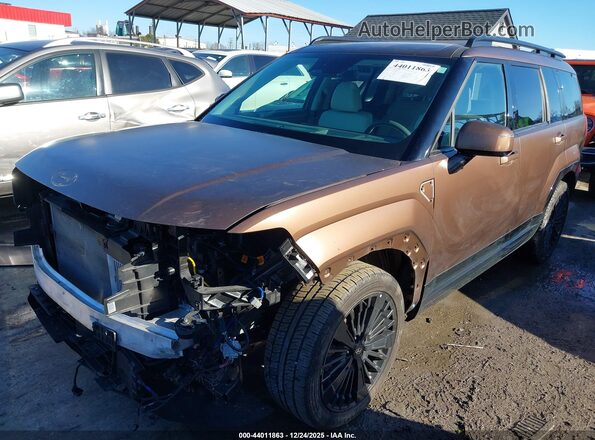 5NMP5DG10RH007162 2024 HYUNDAI SANTA FE HYBRID Brown Przód lewy