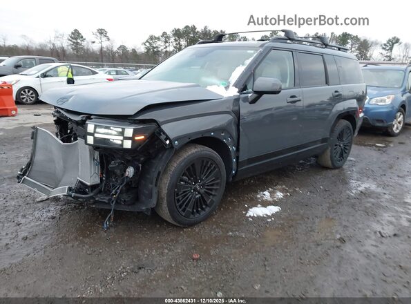 5NMP5DG17SH058289 2025 HYUNDAI SANTA FE HYBRID Gray Առջևի ձախ երեք քառորդ տեսարան