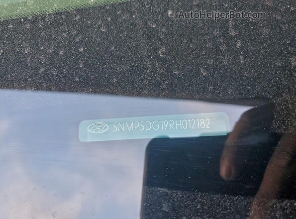 5NMP5DG19RH012182 2024 HYUNDAI SANTA FE CALLIGRAPHY Gray VIN sticker view
