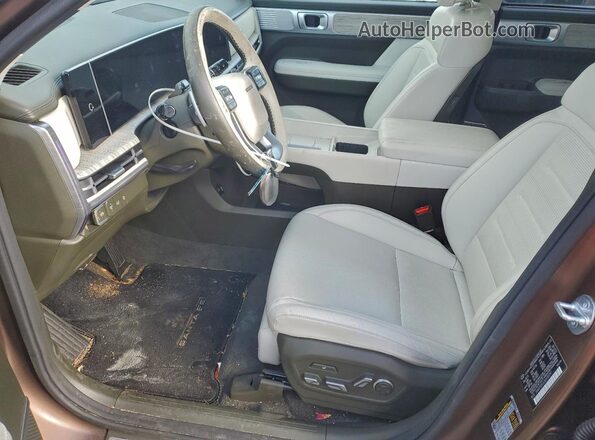 5NMP5DGL0SH110797 2025 HYUNDAI SANTA FE CALLIGRAPHY Brown Widok wnętrza z przodu