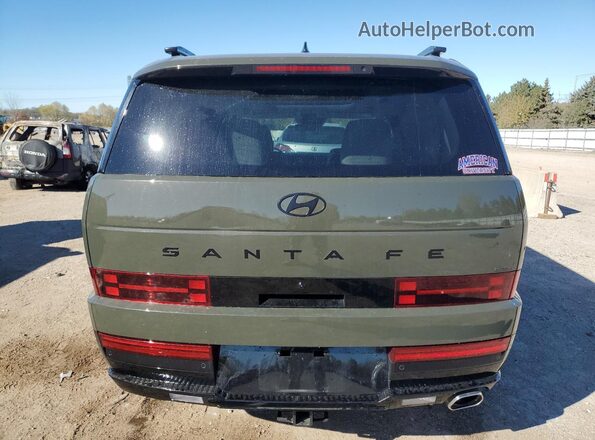 5NMP5DGLXRH044785 2024 HYUNDAI SANTA FE CALLIGRAPHY Зеленый Вид сзади