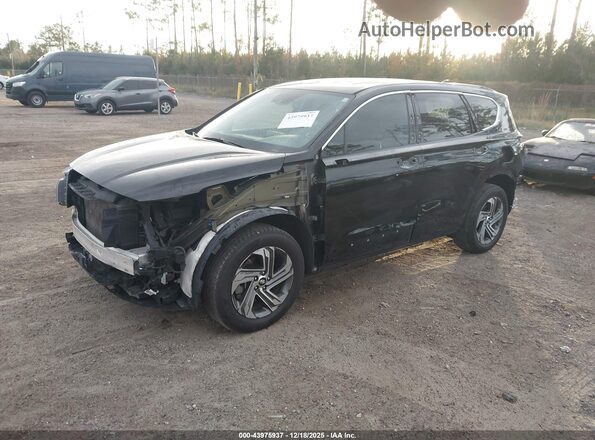 5NMS14AJ6MH318926 2021 HYUNDAI SANTA FE Черный Передняя левая четверть