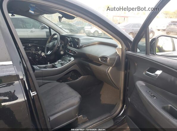 5NMS14AJ6MH318926 2021 HYUNDAI SANTA FE Черный Вид салона спереди