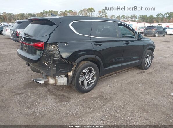 5NMS14AJ6MH318926 2021 HYUNDAI SANTA FE Черный Задняя правая четверть