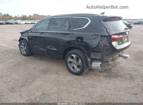 5NMS14AJ6MH318926 2021 HYUNDAI SANTA FE Черный Задняя левая четверть