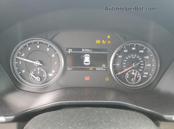 5NMS14AJXMH341271 2021 HYUNDAI SANTA Silver Սարքավորումների վահանակի տեսք