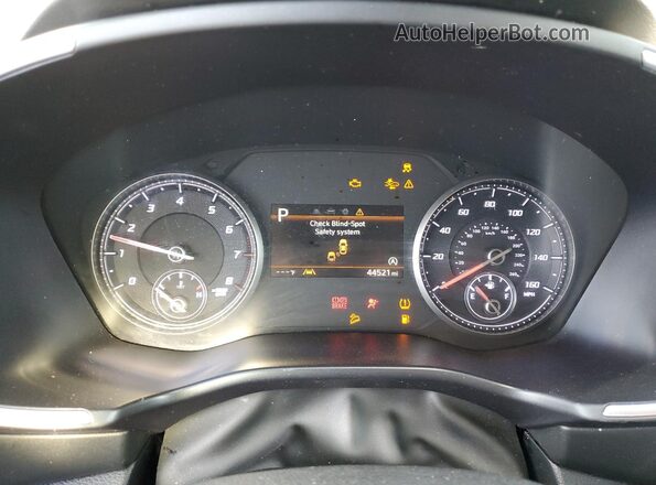 5NMS1DAJ3NH408584 2022 HYUNDAI SANTA Black Вид щитка приладів