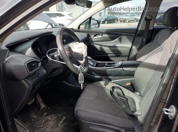 5NMS1DAJ4MH348197 2021 HYUNDAI SANTA Gray Vista interior delantera