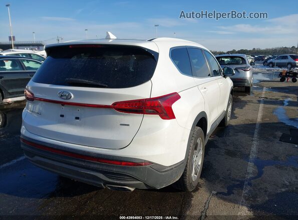 5NMS1DAJ7NH426781 2022 HYUNDAI SANTA FE White Trasero derecho