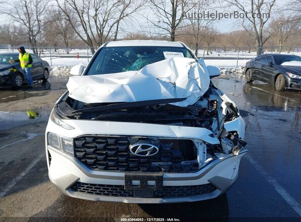 5NMS1DAJ7NH426781 2022 HYUNDAI SANTA FE White Vista del cuadro de instrumentos