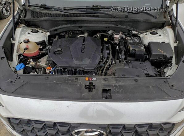 5NMS1DAJ8NH446408 2022 HYUNDAI SANTA White Widok komory silnika