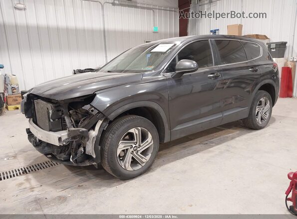 5NMS1DAJ9MH322341 2021 HYUNDAI SANTA FE Gray წინა მარცხენა ხედი სამი მეოთხედიდან