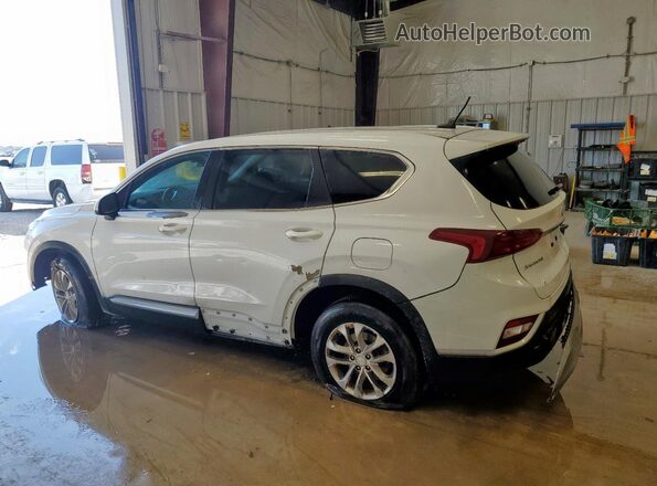 5NMS23AD0KH014473 2019 HYUNDAI SANTA White Задня ліва чверть