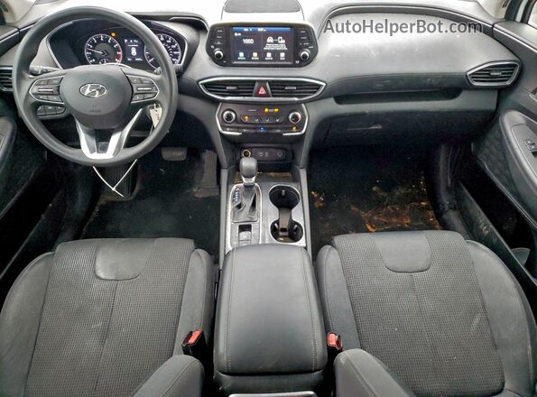 5NMS23AD0KH014473 2019 HYUNDAI SANTA White Вид панелі приладів