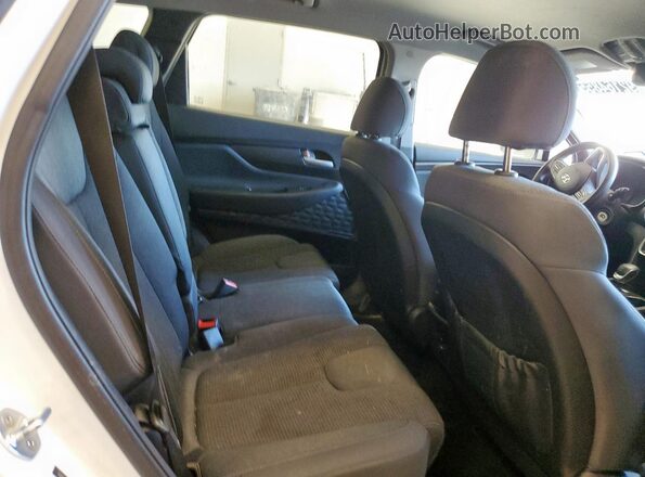 5NMS23AD0KH014473 2019 HYUNDAI SANTA White Вид задньої частини салону
