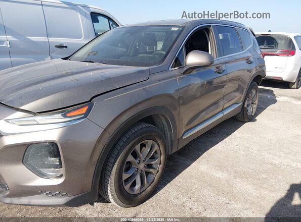 5NMS23AD1KH013459 2019 HYUNDAI SANTA FE Gray Vista tres cuartos delantera izquierda
