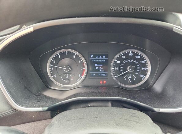 5NMS23AD3LH177572 2020 HYUNDAI SANTA White Instrument cluster view