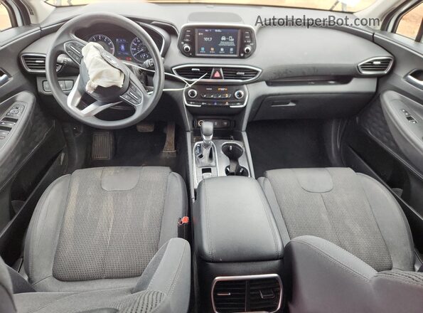 5NMS23AD3LH177572 2020 HYUNDAI SANTA White Dashboard view