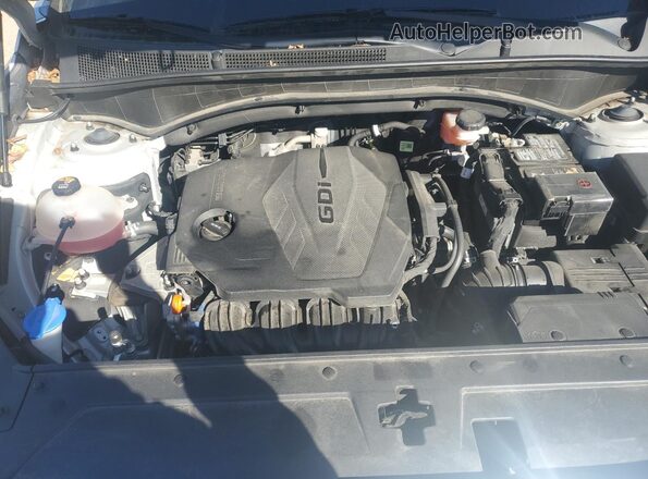5NMS24AJ0MH350798 2021 HYUNDAI SANTA Silver Vista del compartimento del motor