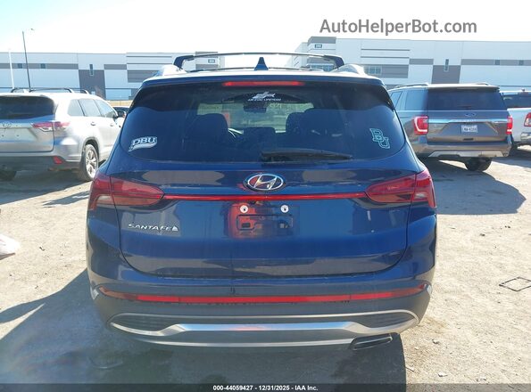 5NMS24AJ1NH389904 2022 HYUNDAI SANTA FE Синий 