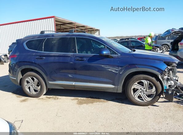 5NMS24AJ1NH389904 2022 HYUNDAI SANTA FE Синий Панорамный вид салона 360°