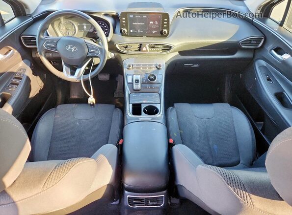 5NMS24AJ5MH339912 2021 HYUNDAI SANTA Gray Առջևի վահանակի տեսք