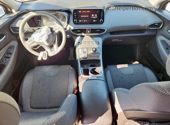 5NMS24AJ6MH360977 2021 HYUNDAI SANTA Gray Vista del salpicadero