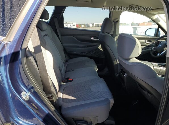5NMS24AJ7MH330774 2021 HYUNDAI SANTA Синий Вид задней части салона