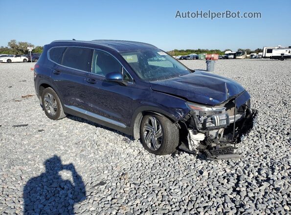 5NMS24AJ7MH330774 2021 HYUNDAI SANTA Синий Передняя правая четверть