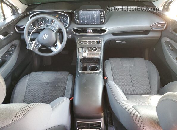 5NMS24AJ7MH330774 2021 HYUNDAI SANTA Синий Вид панели приборов