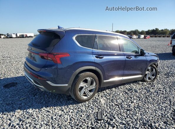 5NMS24AJ7MH330774 2021 HYUNDAI SANTA Синий Задняя правая четверть