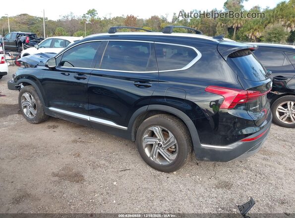 5NMS24AJ7NH404809 2022 HYUNDAI SANTA FE Black Rear left