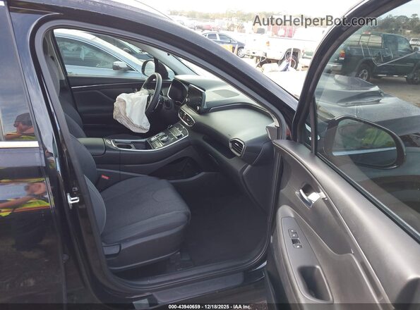 5NMS24AJ7NH404809 2022 HYUNDAI SANTA FE Black Front interior view