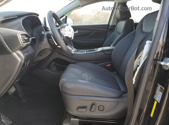 5NMS24AJ7NH427846 2022 HYUNDAI SANTA Black Widok wnętrza z przodu
