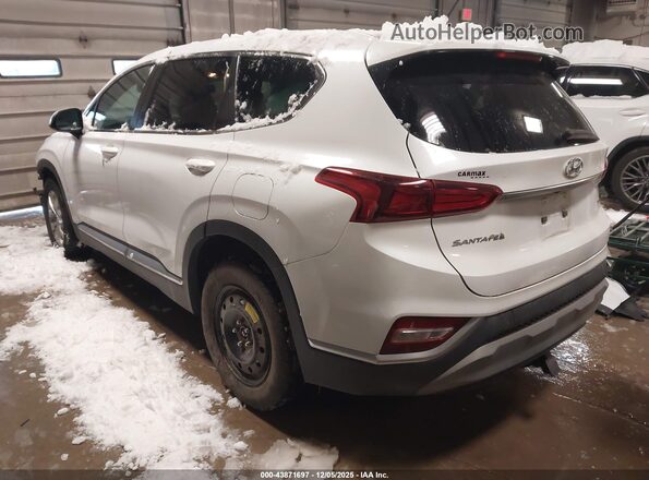 5NMS2CAD7LH216891 2020 HYUNDAI SANTA FE White Trasero izquierdo