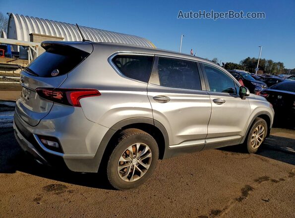 5NMS2CAD7LH246814 2020 HYUNDAI SANTA Серебряный Задняя правая четверть