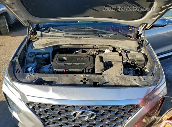 5NMS2CAD7LH246814 2020 HYUNDAI SANTA Серебряный Вид подкапотного пространства