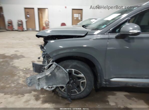 5NMS2DA18PH017379 2023 HYUNDAI SANTA FE HYBRID BLUE Gray Front view