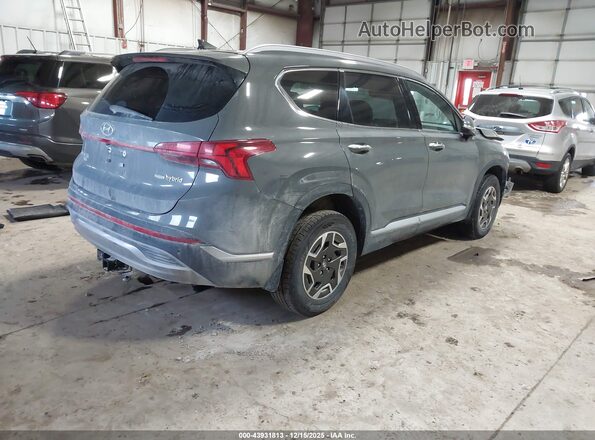 5NMS2DA18PH017379 2023 HYUNDAI SANTA FE HYBRID BLUE Gray Rear right
