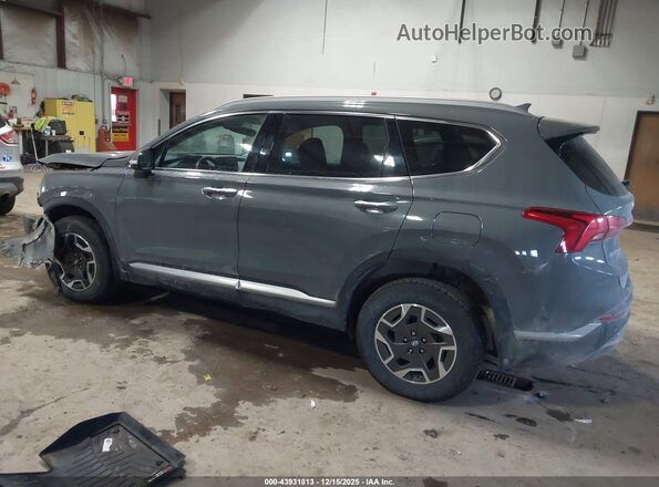 5NMS2DA18PH017379 2023 HYUNDAI SANTA FE HYBRID BLUE Gray 360 interior view