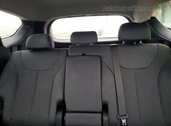 5NMS2DAJ3MH369779 2021 HYUNDAI SANTA White უკანა სავარძლების ხედი