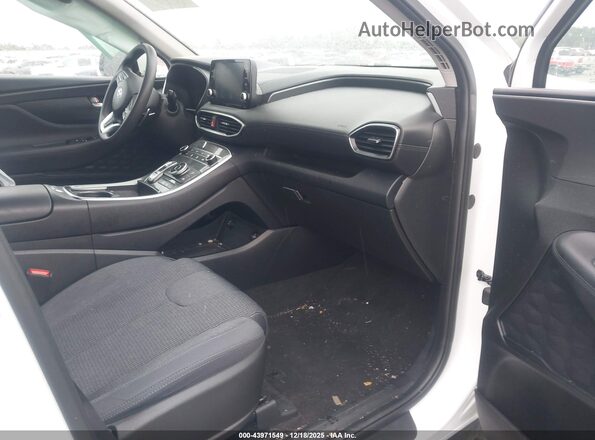5NMS2DAJ8NH396154 2022 HYUNDAI SANTA FE White Widok wnętrza z przodu