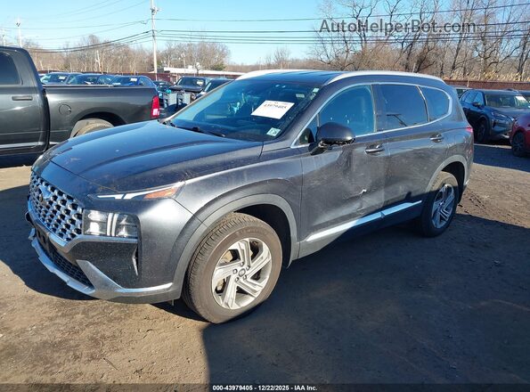 5NMS2DAJXNH375001 2022 HYUNDAI SANTA FE Gray Դիմացի տեսք
