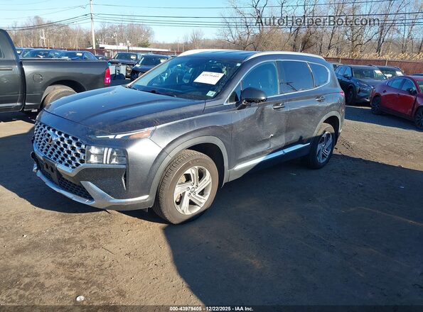 5NMS2DAJXNH375001 2022 HYUNDAI SANTA FE Gray Առջևի ձախ երեք քառորդ տեսարան