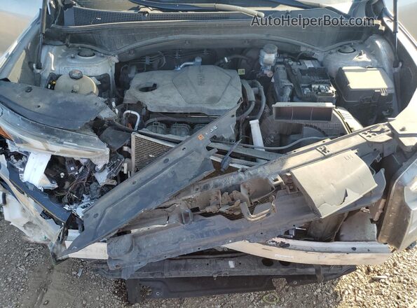 5NMS2DAJXNH460064 2022 HYUNDAI SANTA Silver Շարժիչի բաժամունքի տեսք