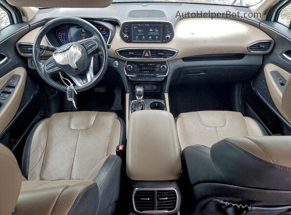 5NMS33AA2LH252393 2020 HYUNDAI SANTA White წინა პანელის ხედი