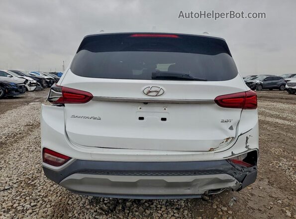 5NMS33AA2LH252393 2020 HYUNDAI SANTA White უკანა ხედი