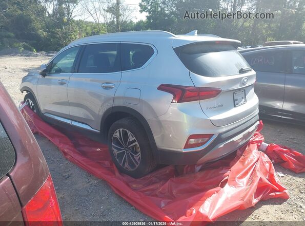 5NMS33AA8LH151861 2020 HYUNDAI SANTA FE Silver Trasero izquierdo
