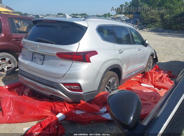 5NMS33AA8LH151861 2020 HYUNDAI SANTA FE Silver Trasero derecho